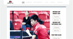 Desktop Screenshot of ontariotabletennis.com